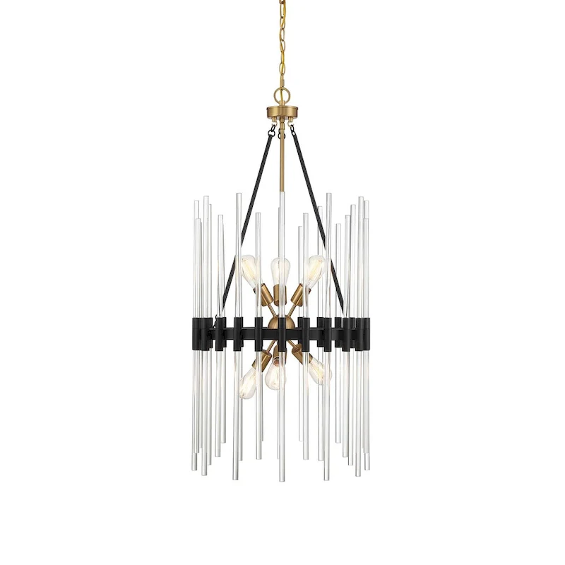 Savoy House 3-1936-6 Santiago 6 Light 20  Wide Crystal Pendant