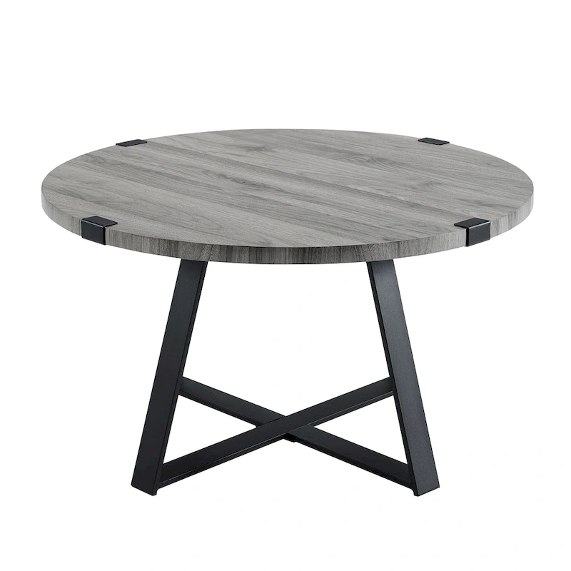 Middlebrook Designs Barnett Round Metal Wrap Coffee Table