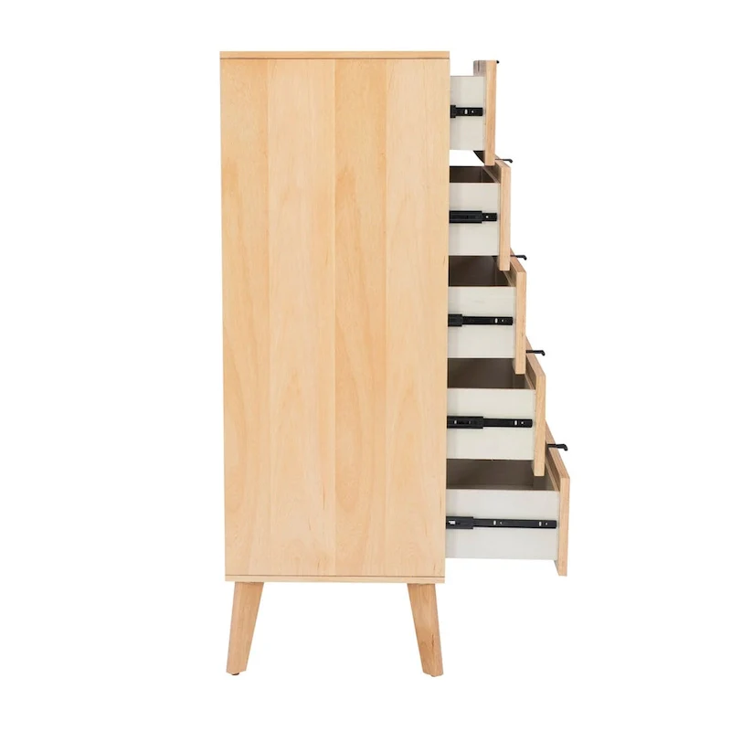 Adelphi Rattan 5-Drawer Chest