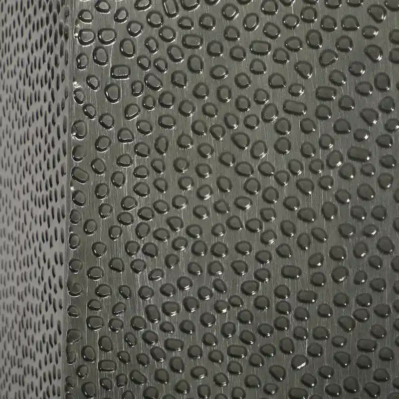 Pamsha Hammered Iron Geometric Side Table by Christopher Knight Home