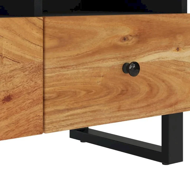 TV Stand 27.6x13x18.1 Solid Wood Mango