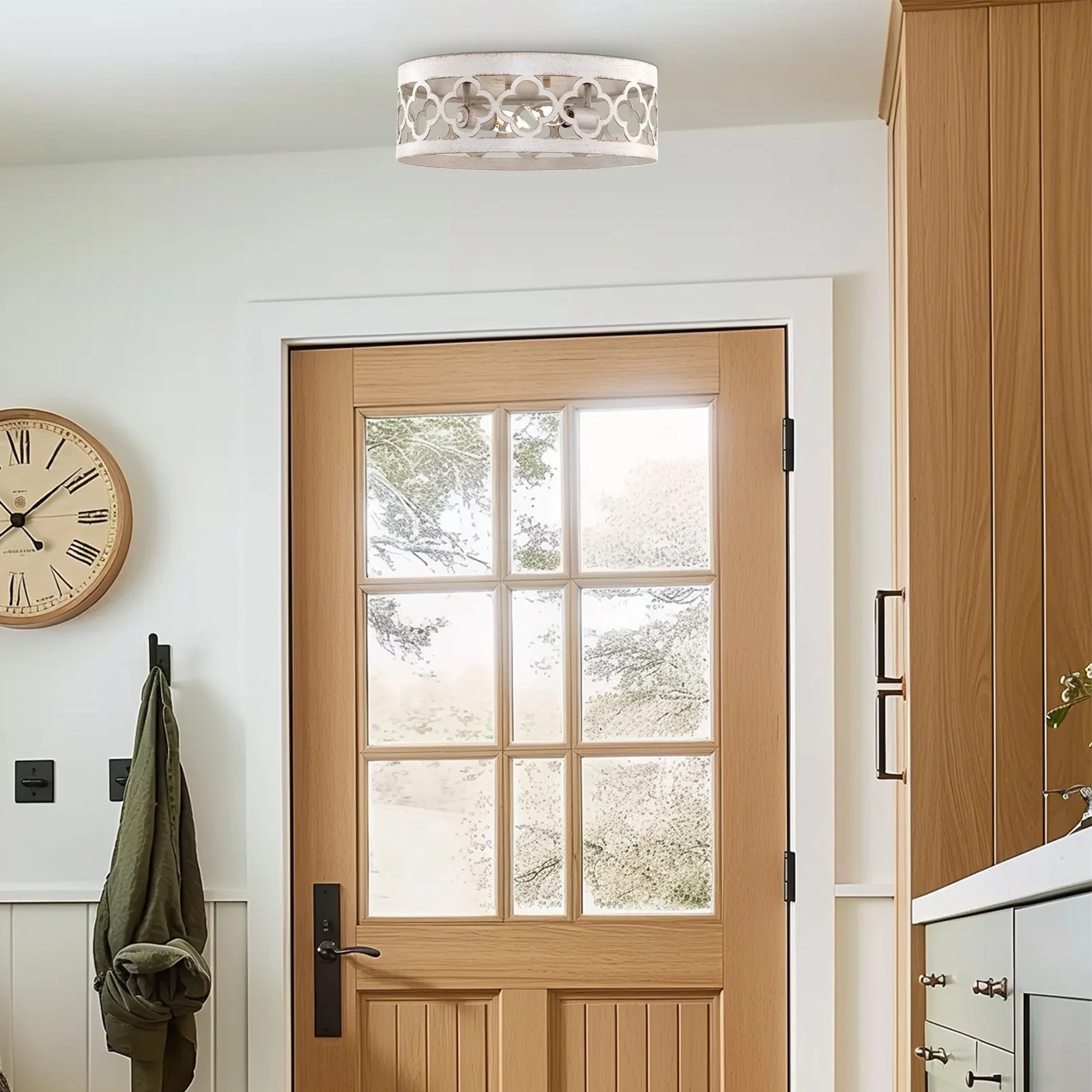 Sutton 13 2-Light Modern Flush Mount Ceiling Light