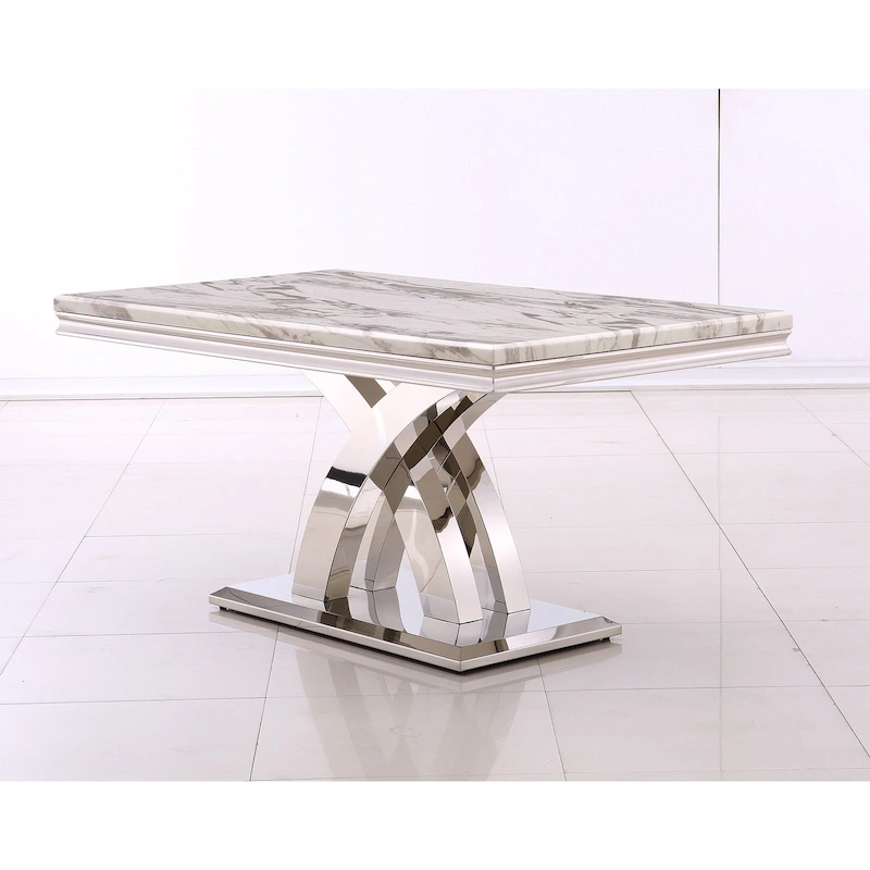 Black Dining Room Table with Polished Gold Metal Legs