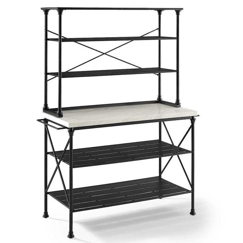 Crosley Madeleine Kitchen Island and Hutch