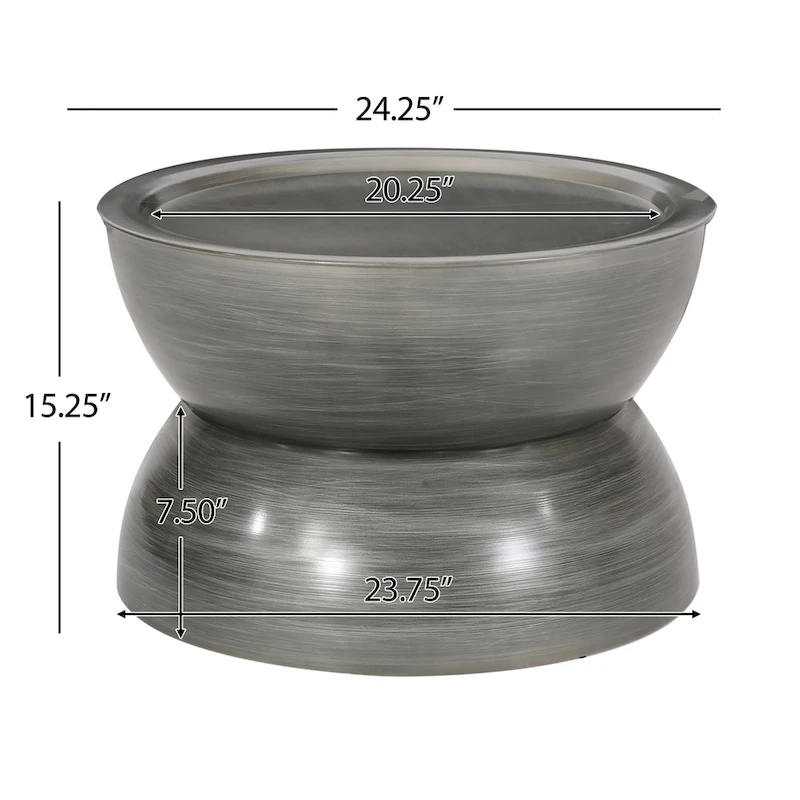 Minkler Iron Hourglass Coffee Table by Christopher Knight Home