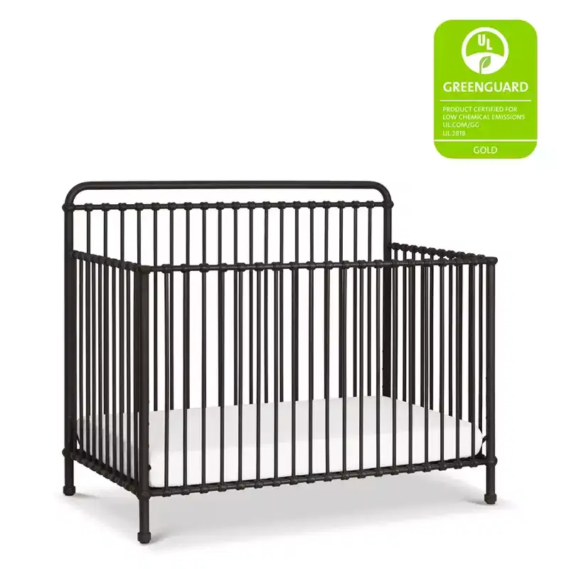 4-in-1 Convertible Metal Crib