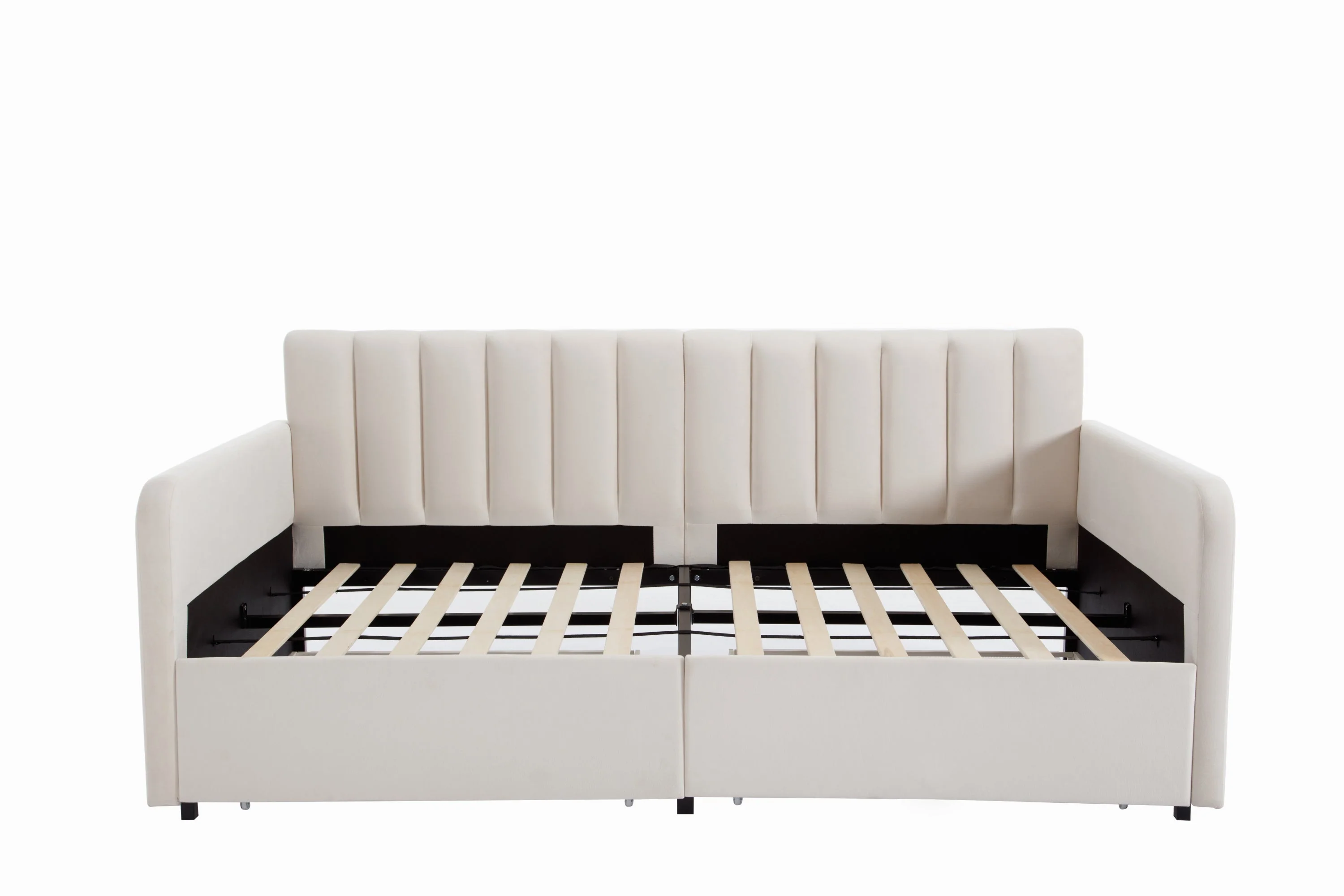 Walker Edison | Velvet Upholstered Daybed with Storage