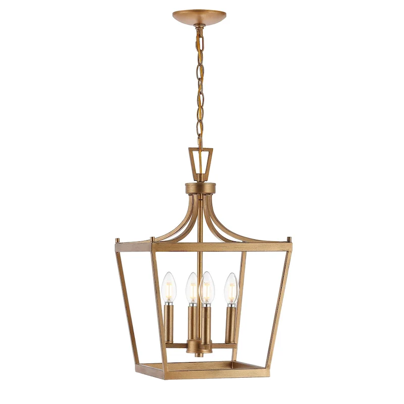 SAFAVIEH Lighting Olgica 4-light Pendant - 13 x13 x24.75-96.75  - 13Wx13Dx97H