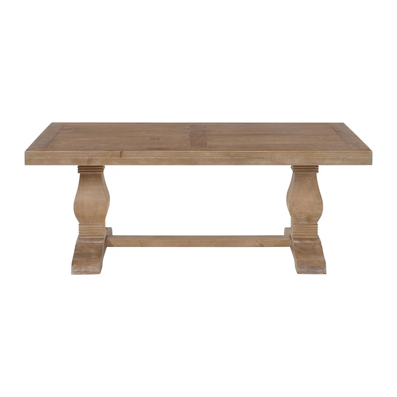 Napa 50 Solid Wood Pedestal Coffee Table