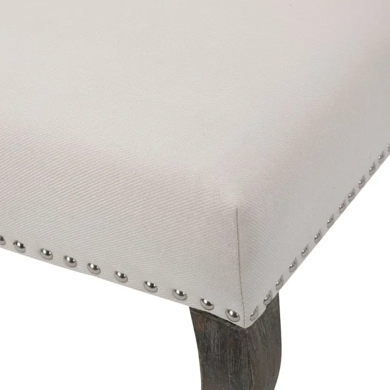 Niclas Wing Back Studded Fabric Accent Chairs (Set of 2) by Christopher Knight Home