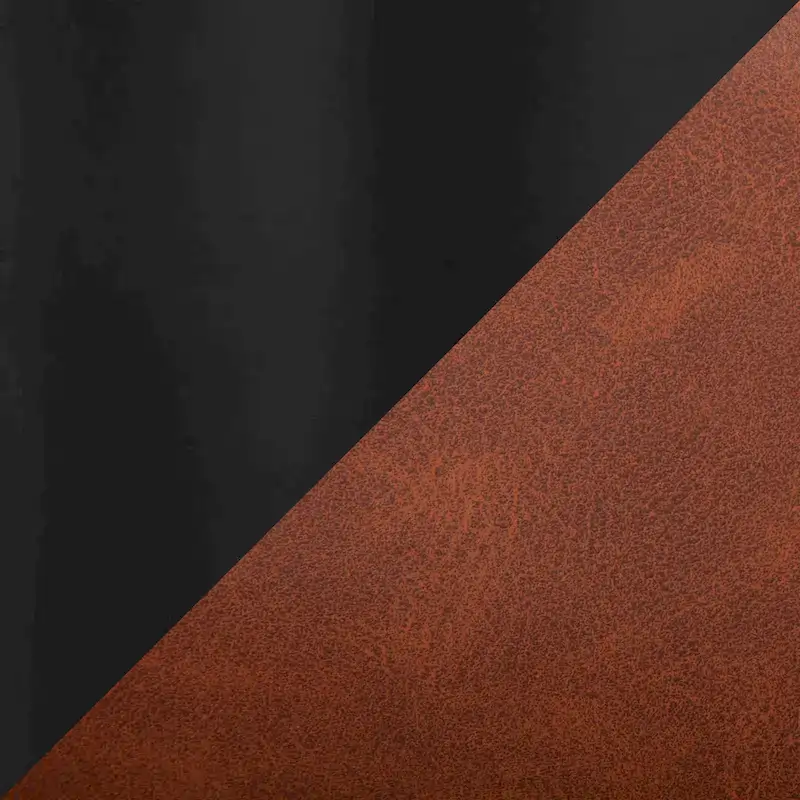 Galotti Black Fixed-Height Upholstered Counter Stool - Set of 2