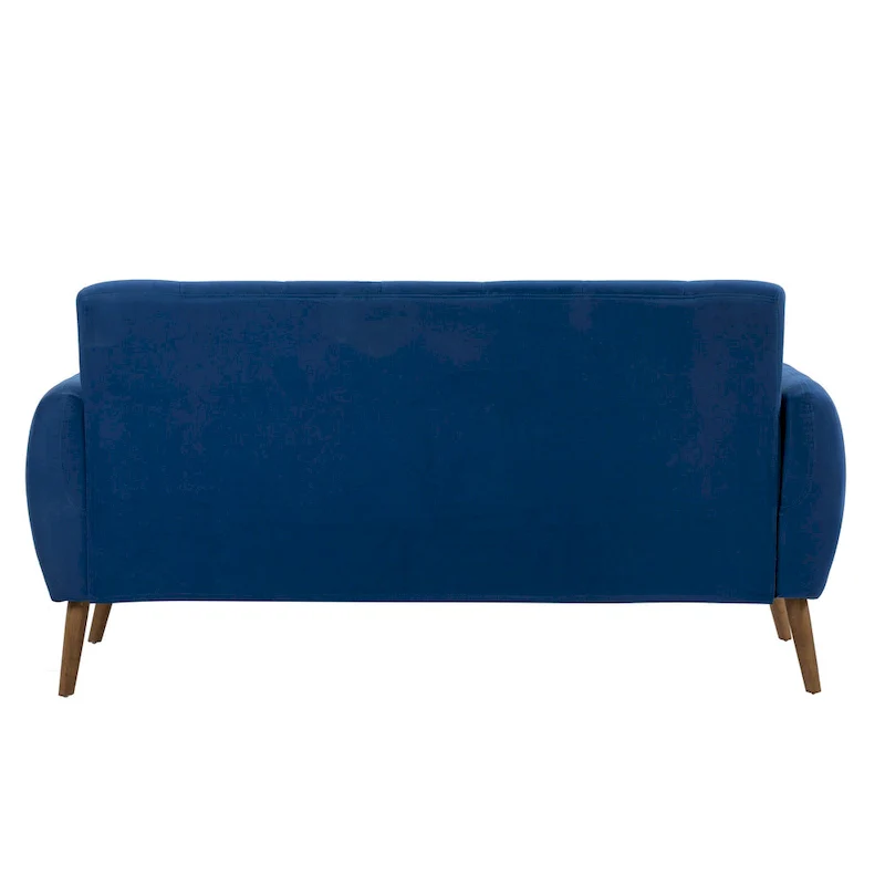 Two-Seater Sofa (Small), Fabric, Rubberwood