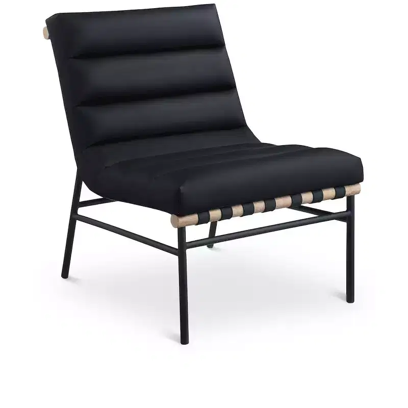 Meridian Furniture,Burke Vegan Leather Accent Chair