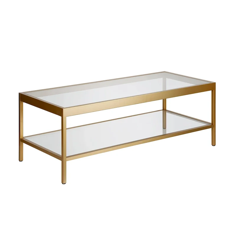 Metal and Glass Coffee Table