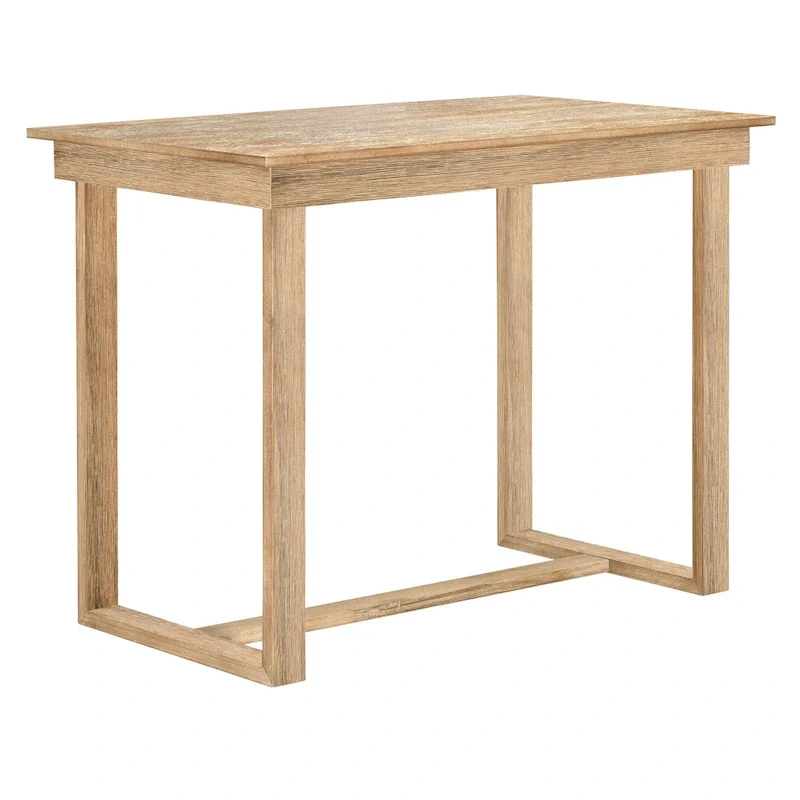 Brown Farmhouse 5-Piece Counter Height Dining Table Set with 4 Chairs