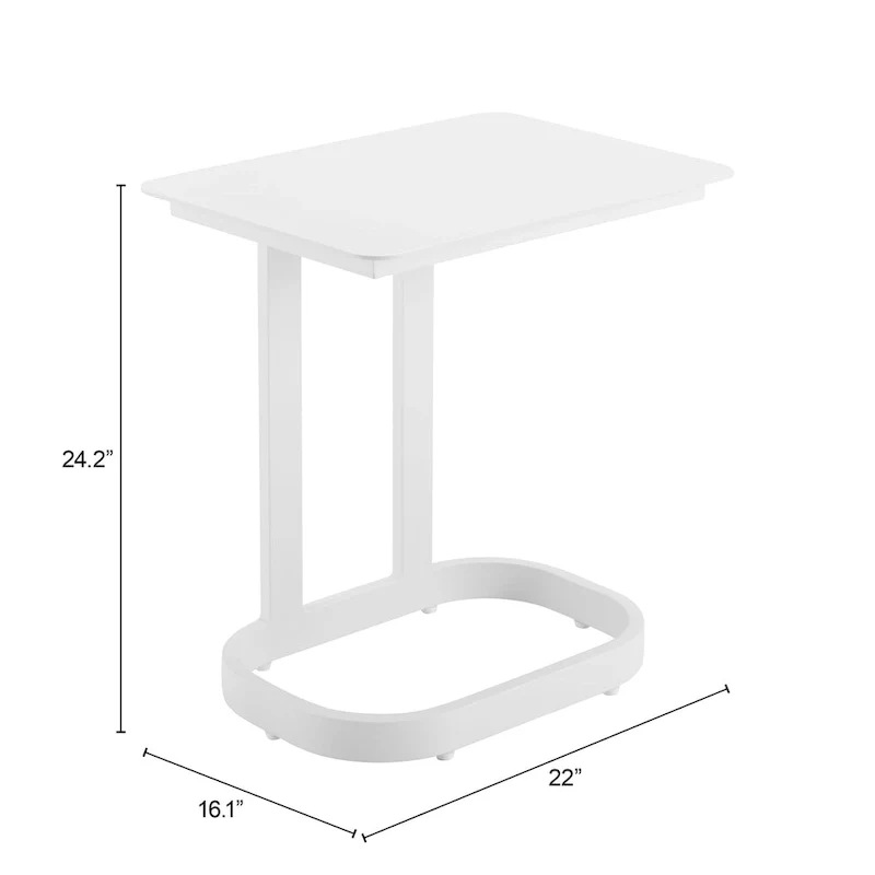 Friss End Table White