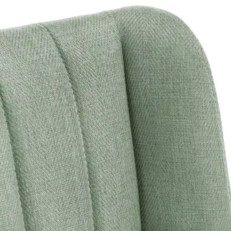 Gold Finish Fabric Dining Chair (Set of 2)