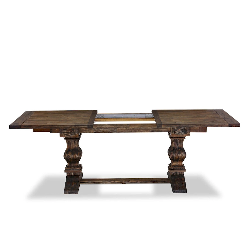 East West Furniture Dining Table Set Consists of a Rectangle Wooden Table and Parson Chairs, Jacobean (Pieces Options)