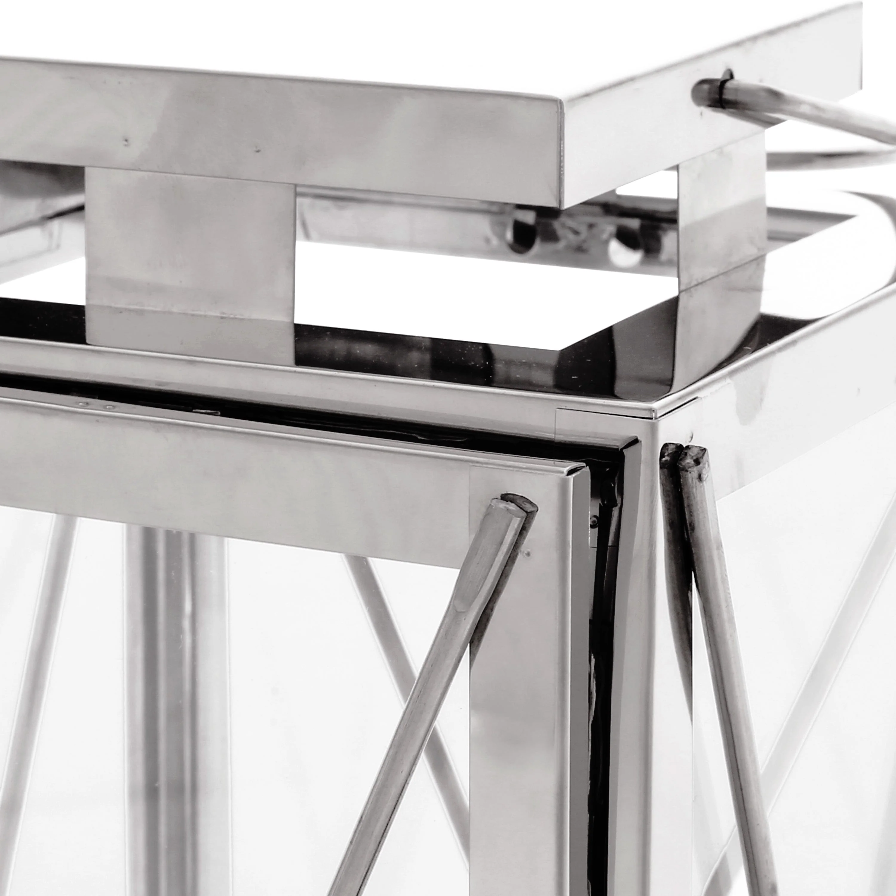 Elwick 14 Modern Stainless Steel Lantern