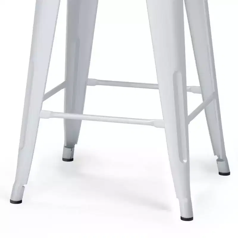 Set of 4 24 Josephine Metal/Wood Counter Height Barstools - WyndenHall