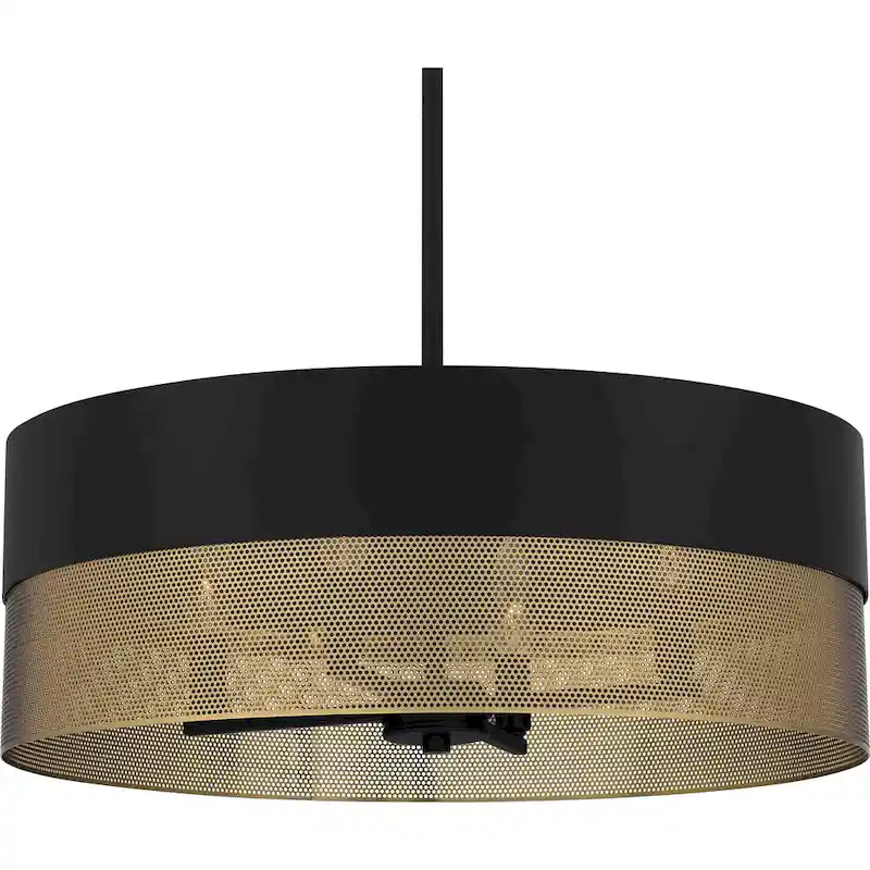 Alani 4-Light Matte Black Pendant Light