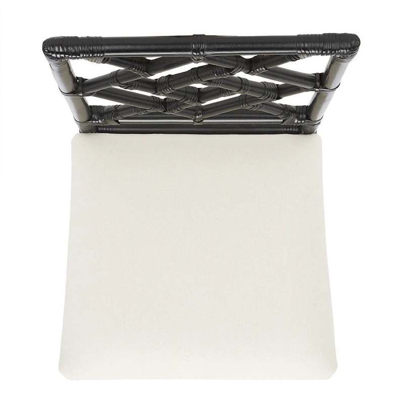 SAFAVIEH Maye Rattan Accent Chair with Cushion (Set of 2) - 18.5  W x 20.9  L x 35.8  H - 19Wx21Dx36H