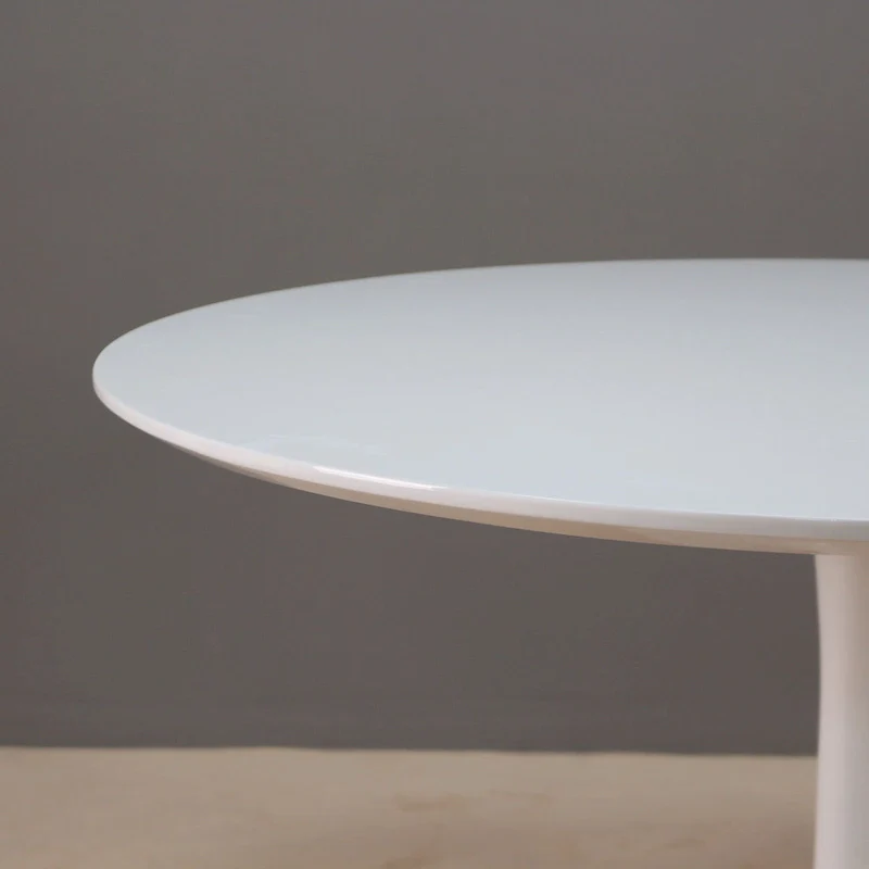 Kelty White Round Pedestal Dining Table