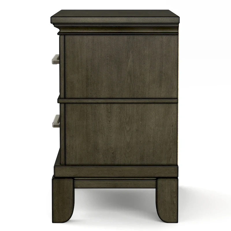 Furniture of America Evva Traditional Grey Wood 6-Piece Panel Bedroom Set