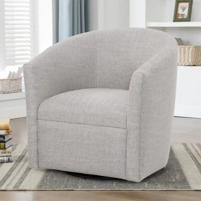 Sea Oat Swivel Barrel polyester Chair