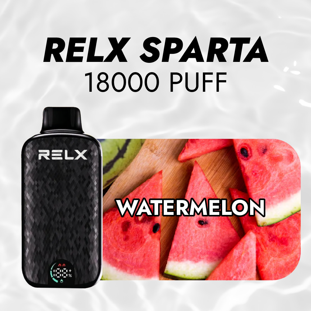 new Relx Sparta 18000 Puffs 20 Flavors