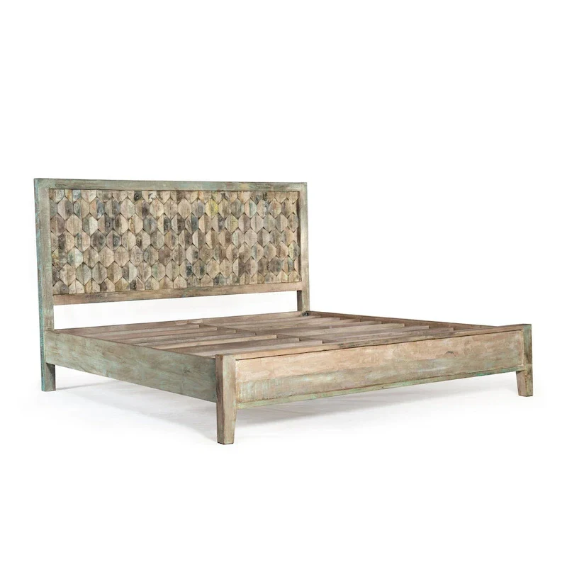 Vintage Reclaimed Teak Bed