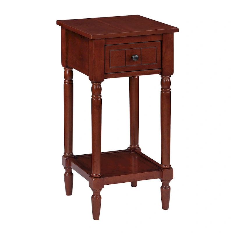 Convenience Concepts French Country Khloe 1 Drawer Accent Table with Shelf