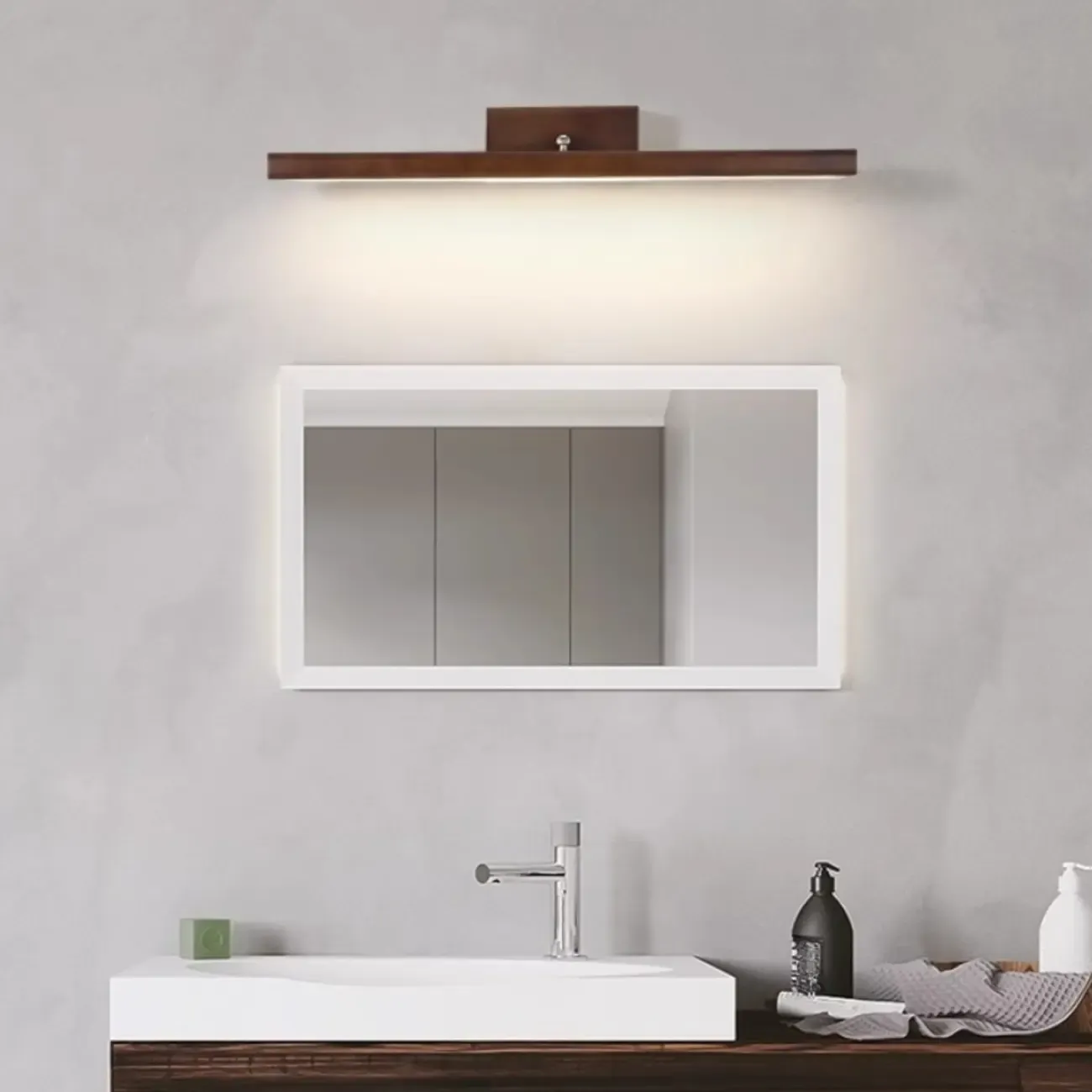 Modern Dimmable LED Vanity Light Fixture for Bathroom Decor