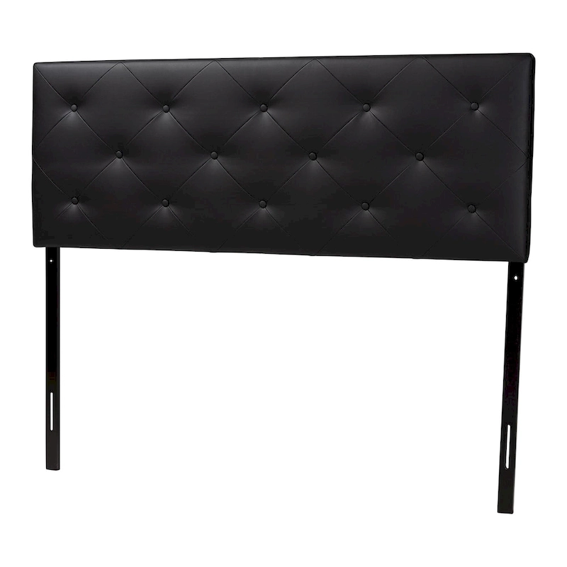 Porch & Den Minnehaha Contemporary Faux Leather Headboard