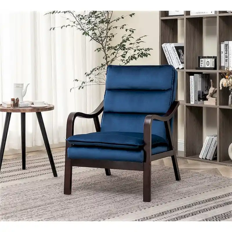 Clovis 24.8  Wide Velvet Armchair