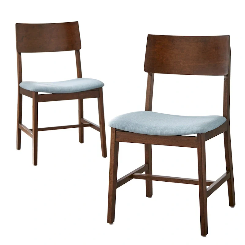 Solid Wood Dining Chairs (Set of 2)