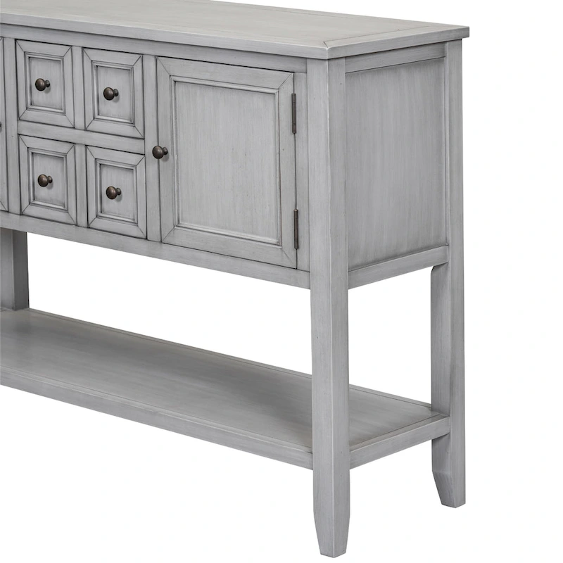 Buffet Sideboard Console Table with Bottom Shelf