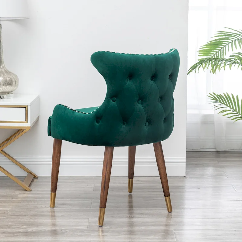 Roundhill Furniture Lindale Mid-century Modern Velvet Accent Chair