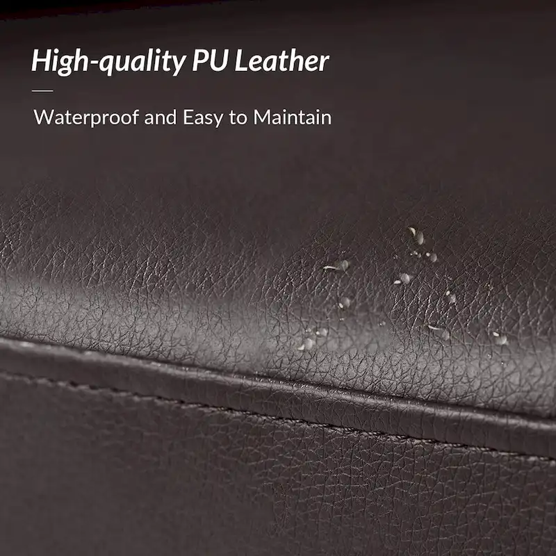 Haley Modern Swivel Barrel Faux Leather Chair with Solid Wood Base Set of 2 by HULALA HOME