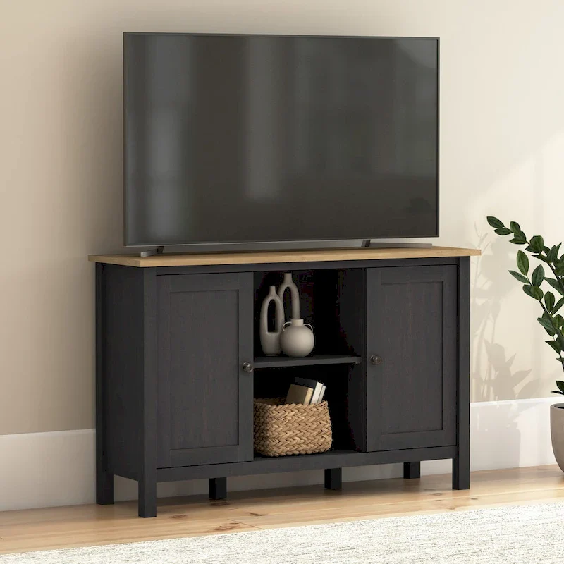 Bush Furniture Mayfield 48W Tall TV Stand Media Console.