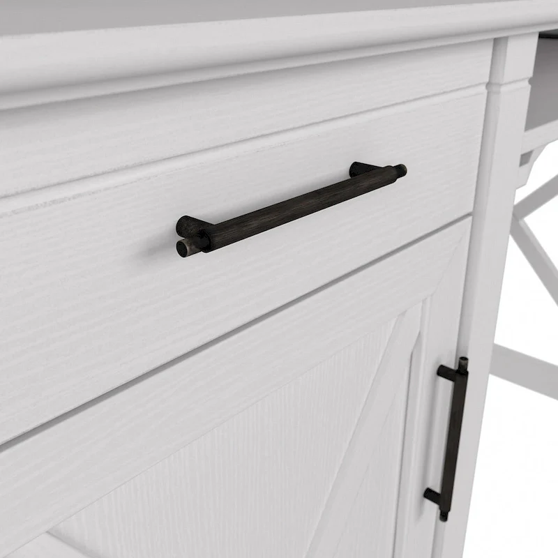 48W Small Computer Desk with Hutch