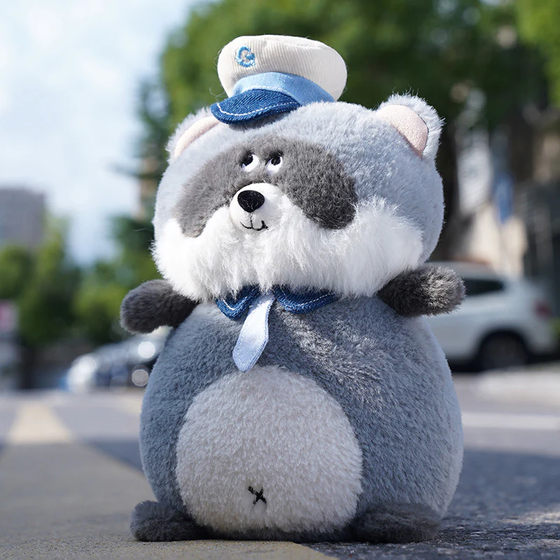 Glee Beanx  – Chubby Series Plush - Officer Nimo the Raccoon 22cm