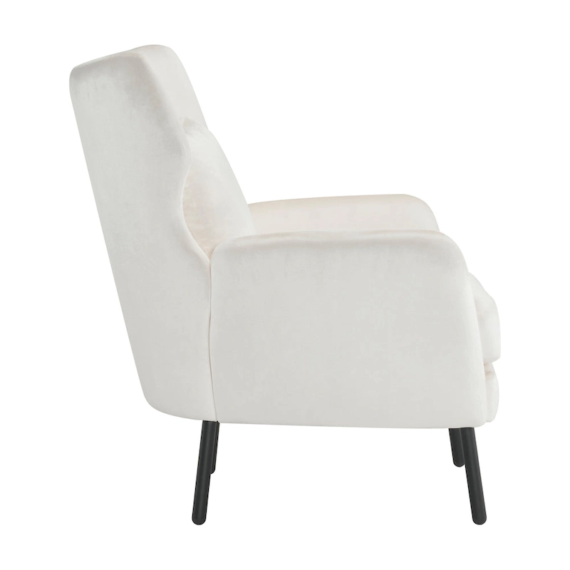 Stylish Wing Back Velvet Accent Chair by Christopher Knight Home