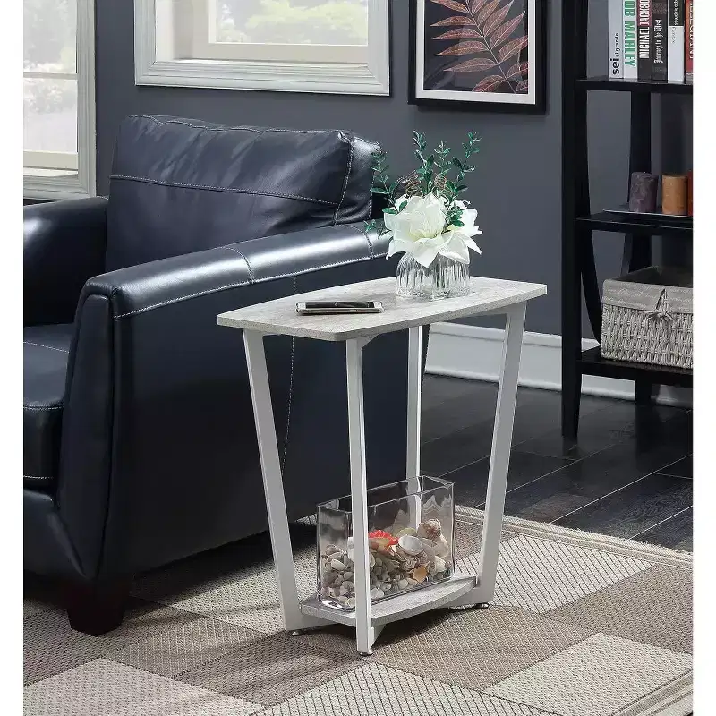 HomeStock Rectangle Metal Table Top End Table 1 -piece
