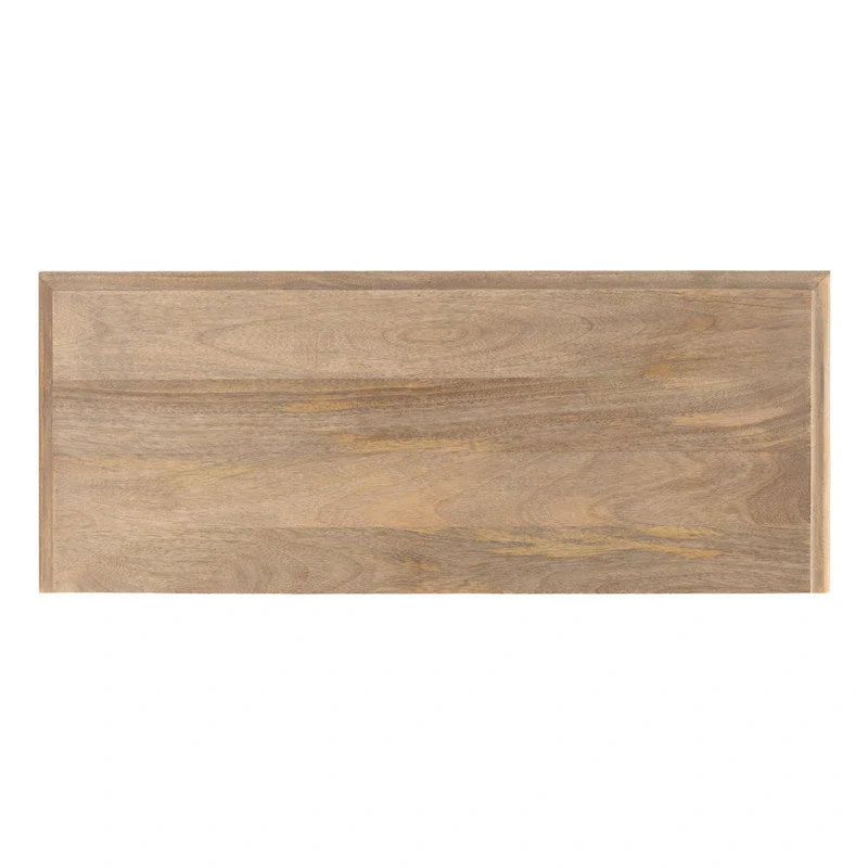 Carved Wood Entryway Table — 36x14x30