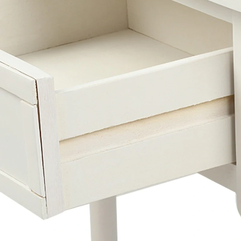 Daisy Series Console Table Traditional Design with Two Drawers and Bottom Shelf Acacia Mangium