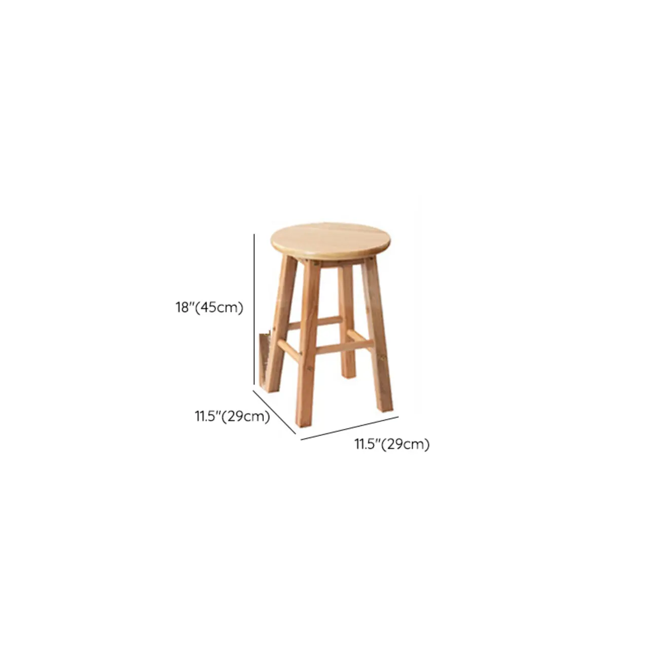 Bar Counter Height Modern Wood Bar Stools