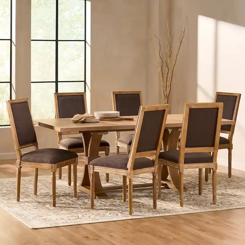 Regina Wood Dining Set by Christopher Knight Home