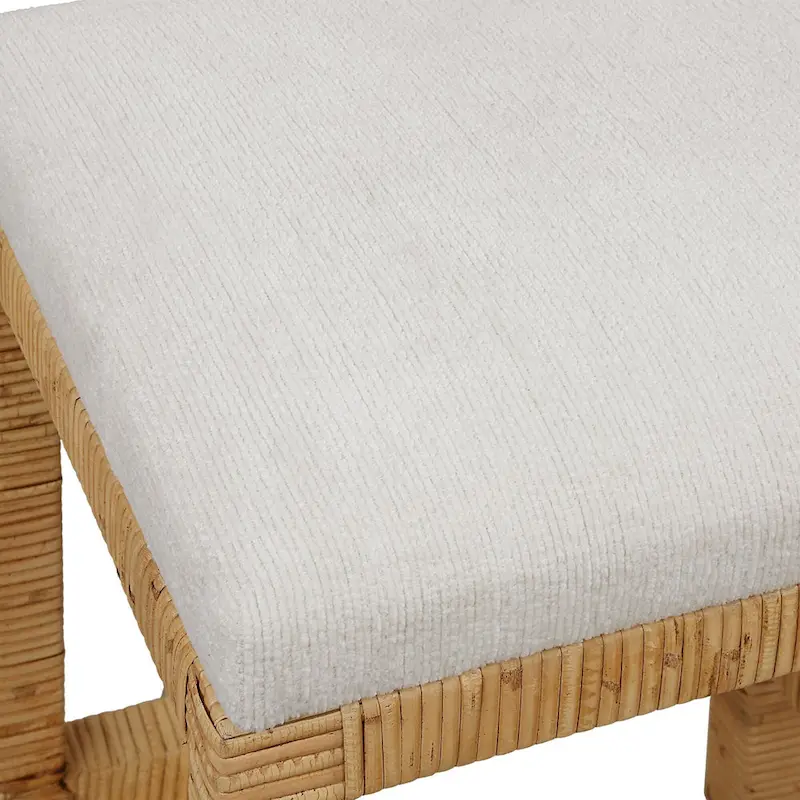 Hand Woven Solid Counter Stool - 26 - Brown