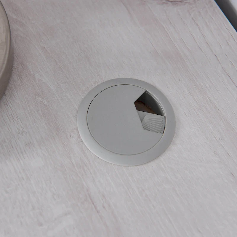 Barlon Transitional 59-inch L-shaped Computer Desk with USBs by Furniture of America